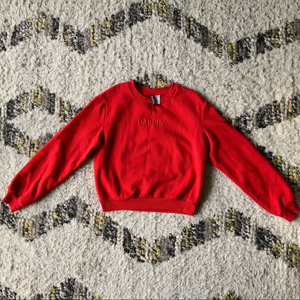H&M divided “DARLIN’” sweater